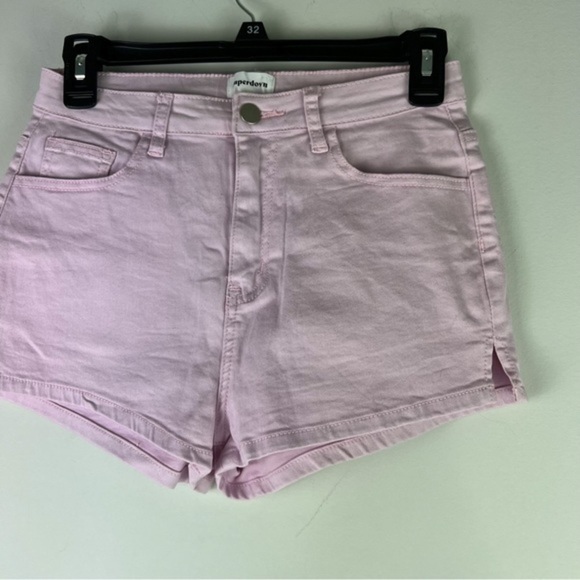 Superdown Shorts womens size medium lilac pink zip fly - Picture 2 of 7